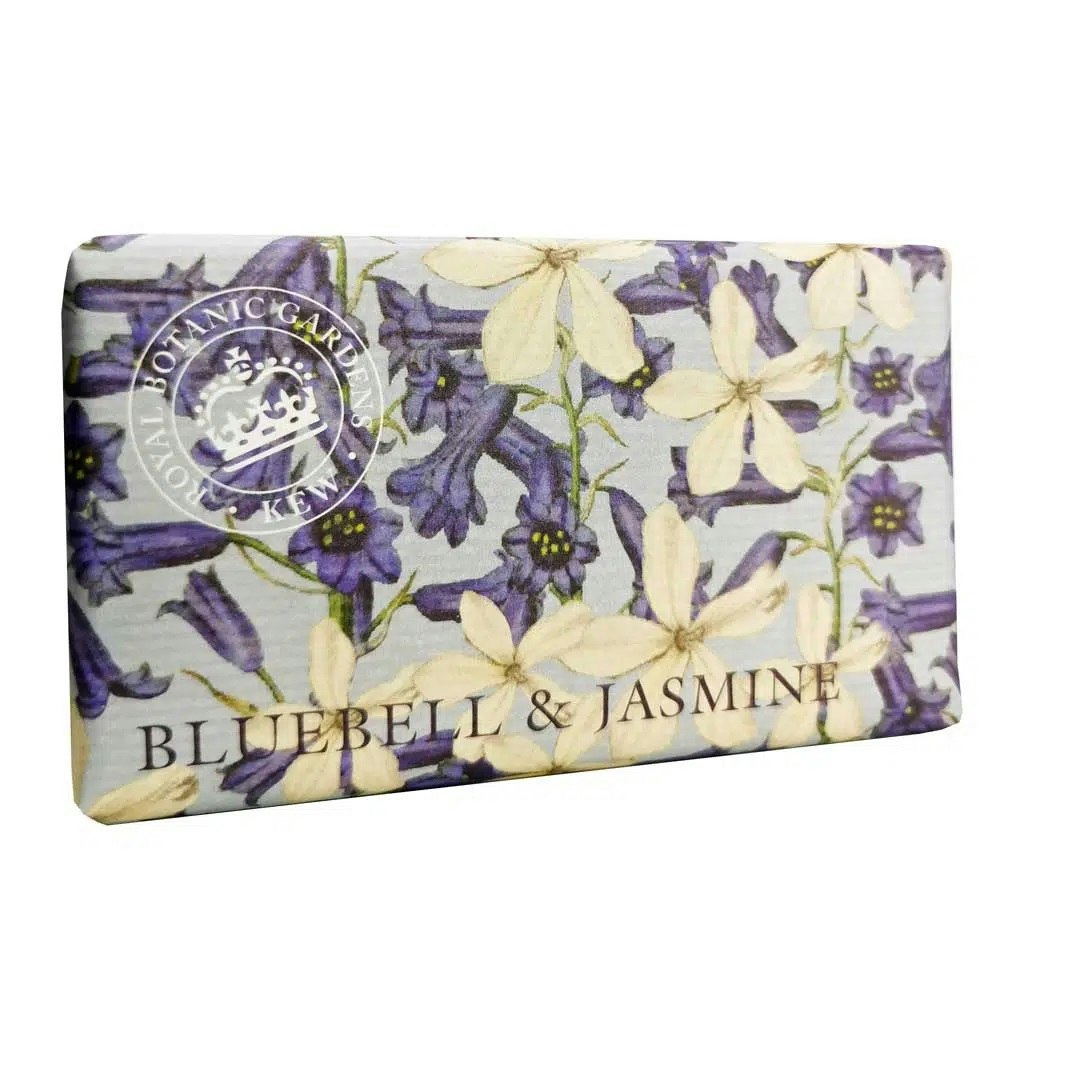 Kew Gardens Bluebell and Jasmine Soap Bar by The English soap company