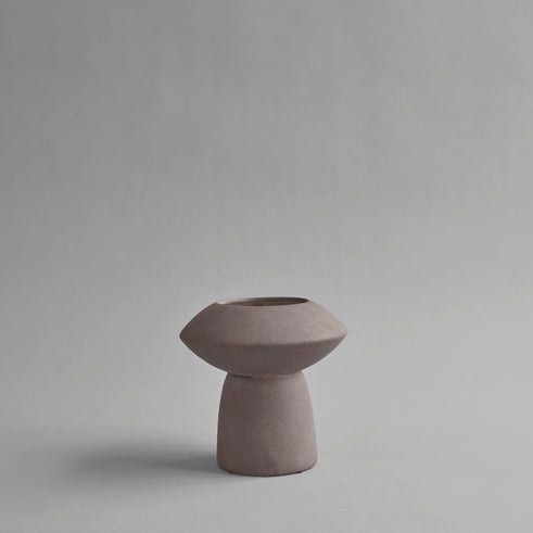 Fat Taupe Sphere Vase by 101 Copenhagen