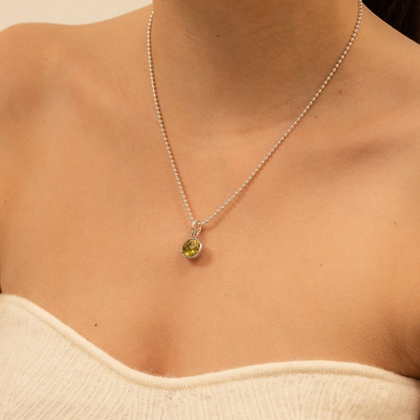 Renné Jewellery - Lemon Quartz Sweetie Charm - Ball / 30"