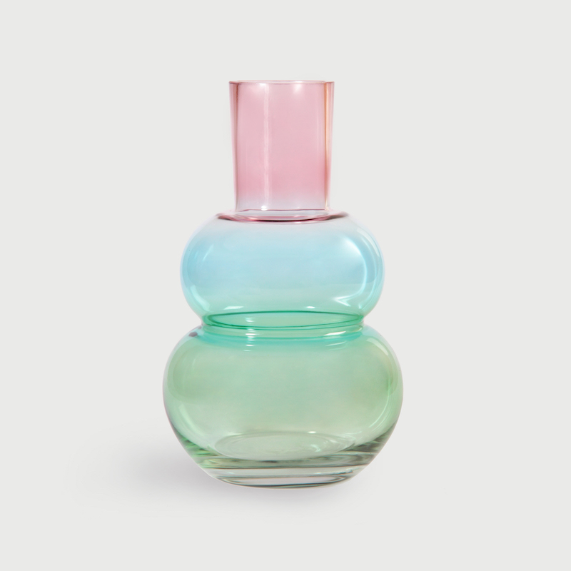 &Klevering - Pink Droplet Vase - Glass