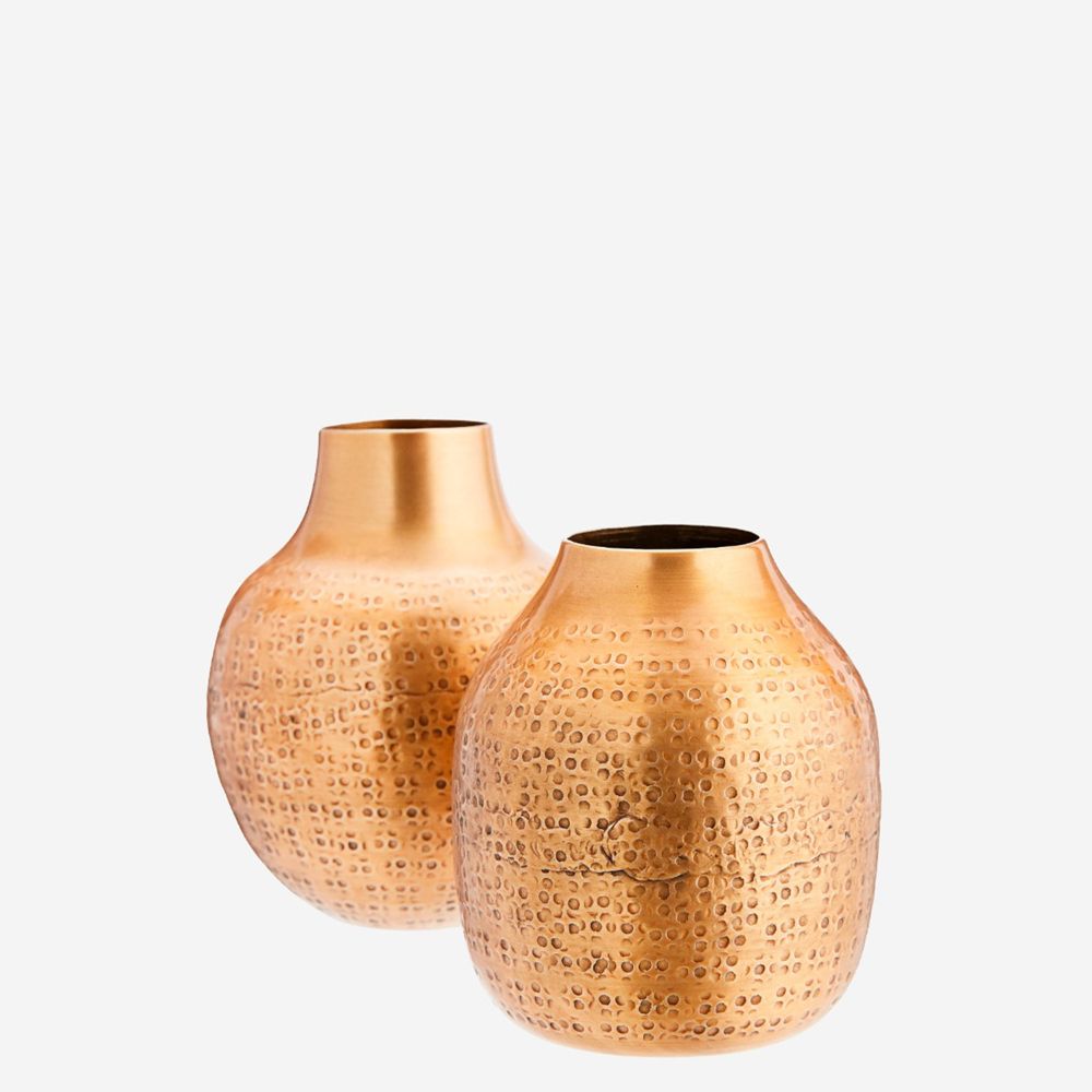 Madam Stoltz - Carved Aluminum Brass Vases