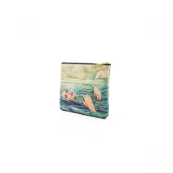 Seletti - " Astuccio In Pu Toiletpaper 21,5x15,5 Sea Girl Art 02537"