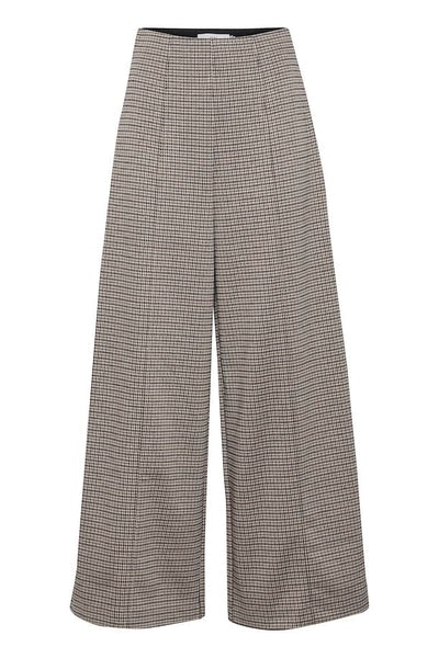 Ichi Kate Cameleon Trousers In Brown