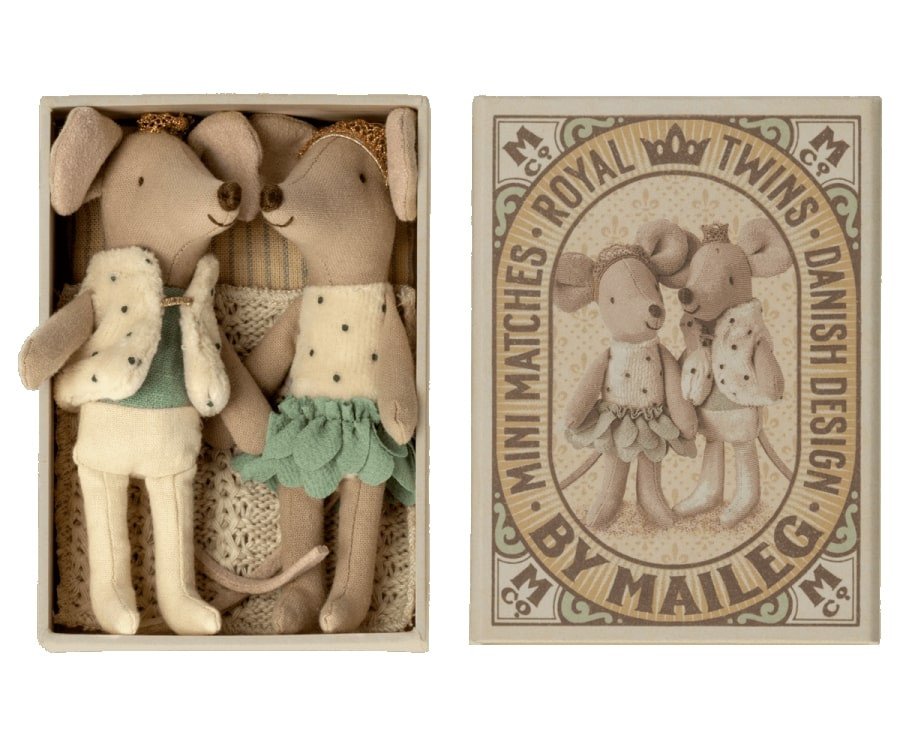 Maileg - Mice Royal Twins Mice Canned - Maileg