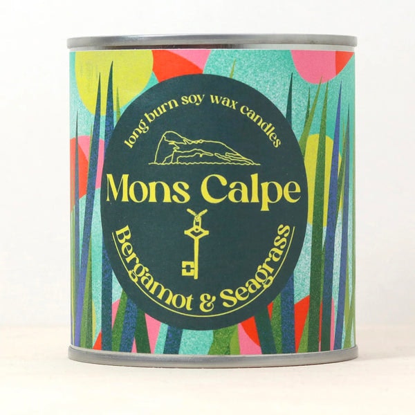 Bergamot And Seagrass Soy Candle by Mons Calpe