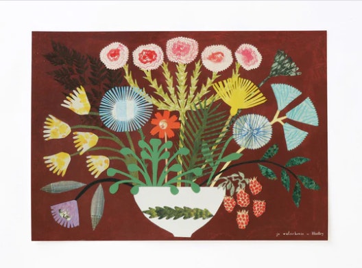 Burgundy Bouquet by Hadley Paper Goods