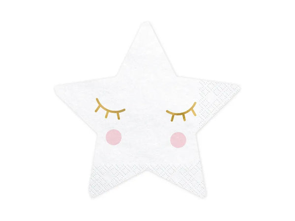 Partydeco - Napkins Little Star