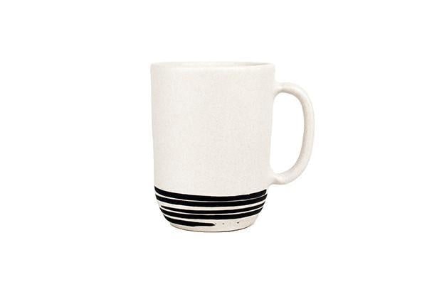 Salamanca Mug Black & White Stripe by Canvas Home