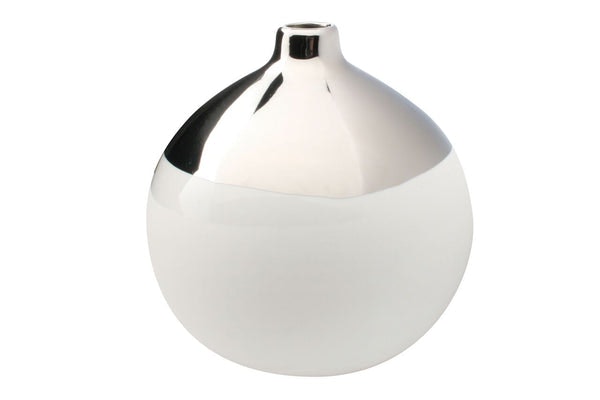 Dauville Single Stem Bud Vases In Platinum by Canvas Home