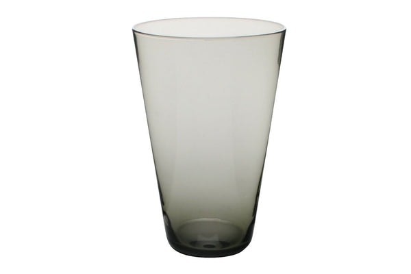 Eau Minerale Large Glass In Smoked (set Of 4) by Canvas Home