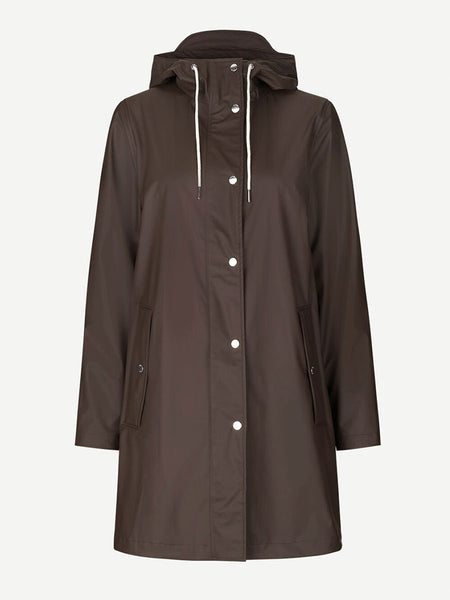 Stala Raincoat Black Samsoe Samsoe Trouva