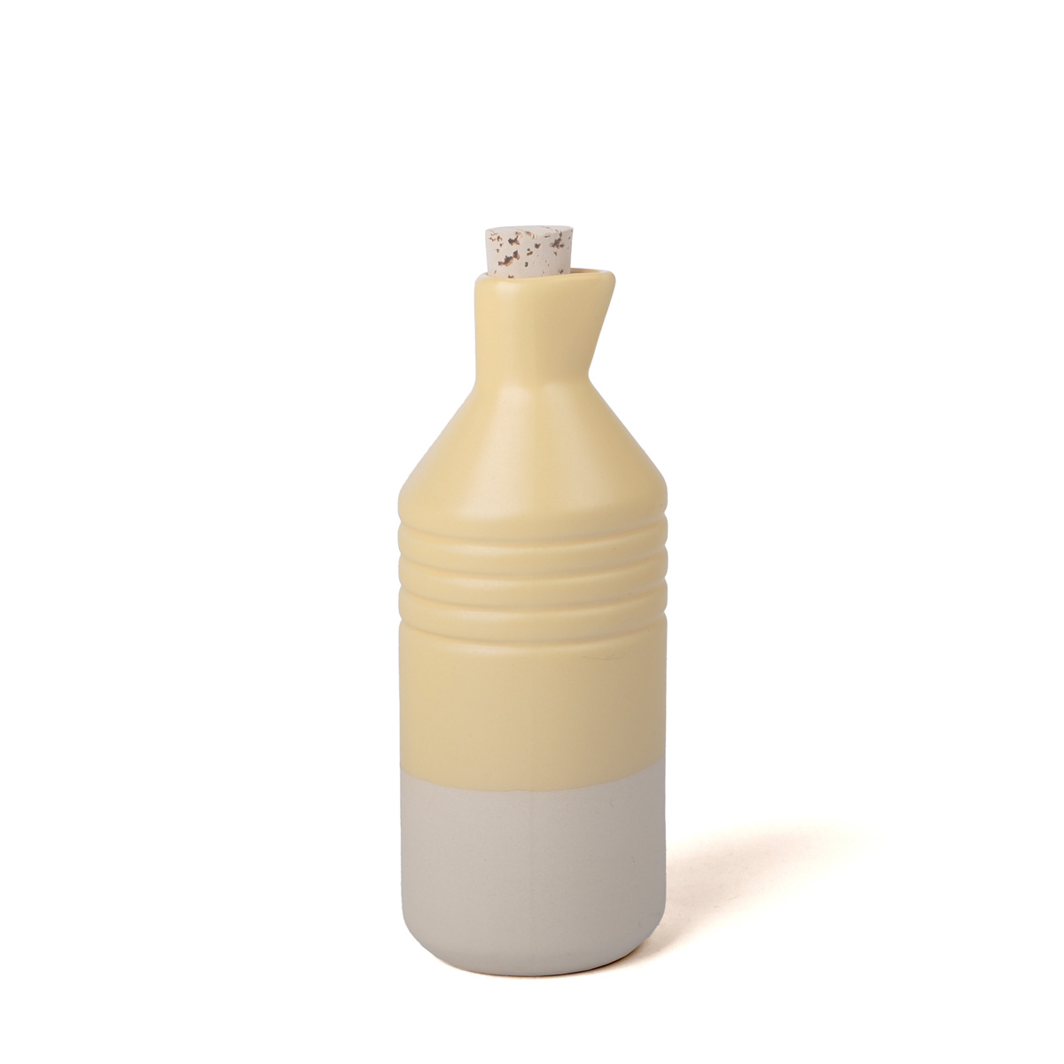 Casa Atlantica - Stoneware Bottle Glazed Yellow - Yellow/yellow - Yellow