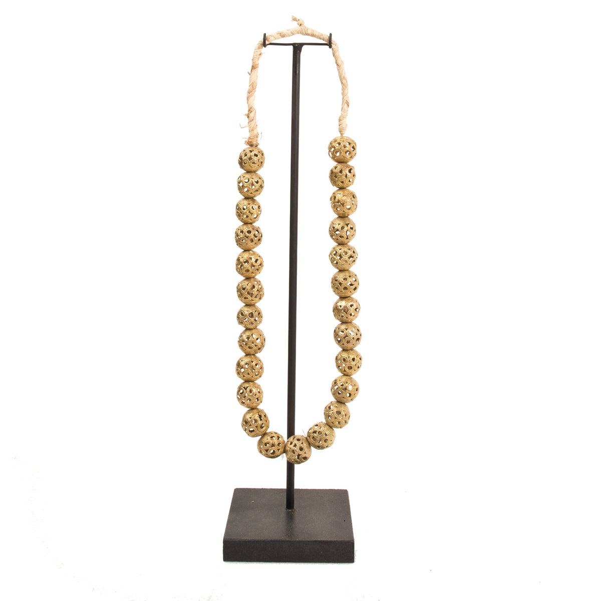 Botanicalboysuk - Bronze Beaule (Ghana) Necklace 111a