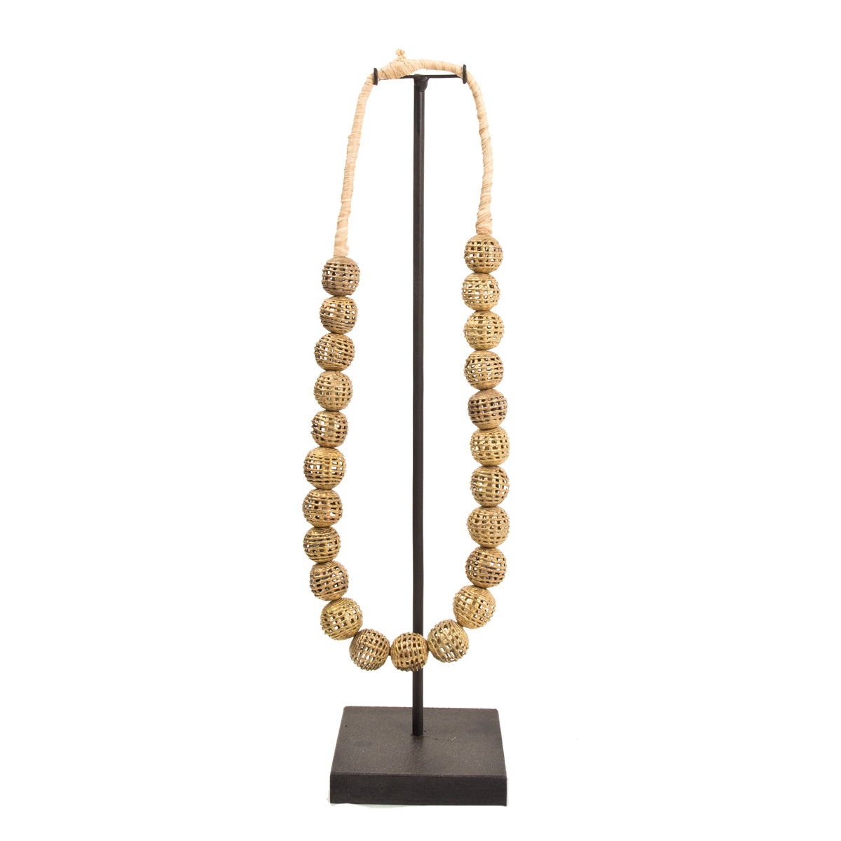 Botanicalboysuk - Bronze Beaule (Ghana) Necklace 111d