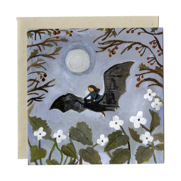 Gemma Koomen - Hedgerow Bat Greeting Card
