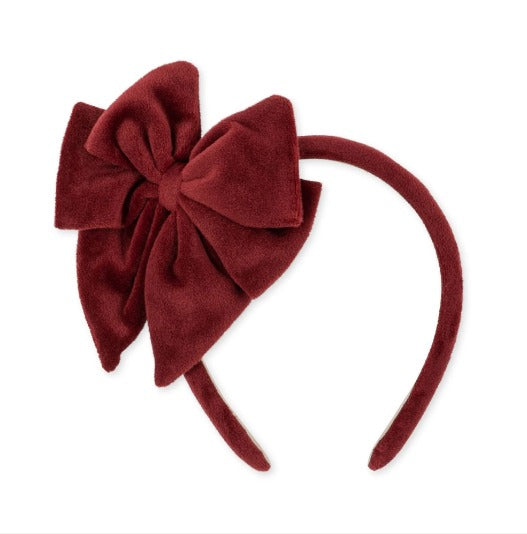 Konge Slojd - Velvet Bowie Hairbrace Big - Red