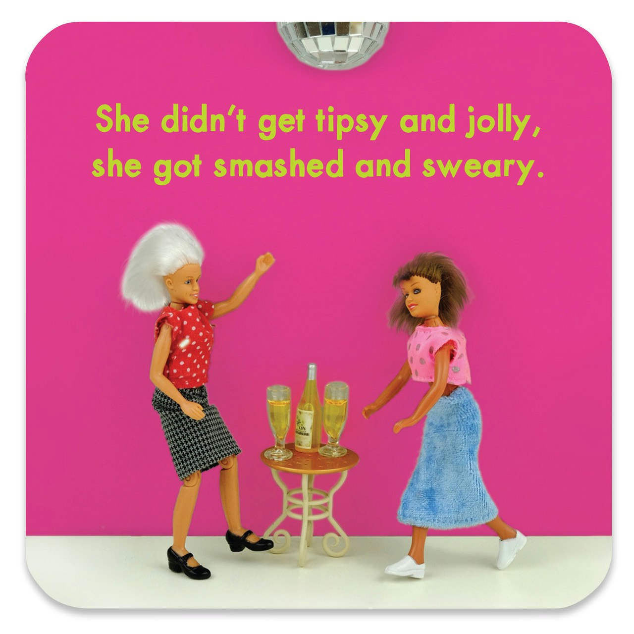 Tipsy and Jolly Coaster by Brainbox Candy