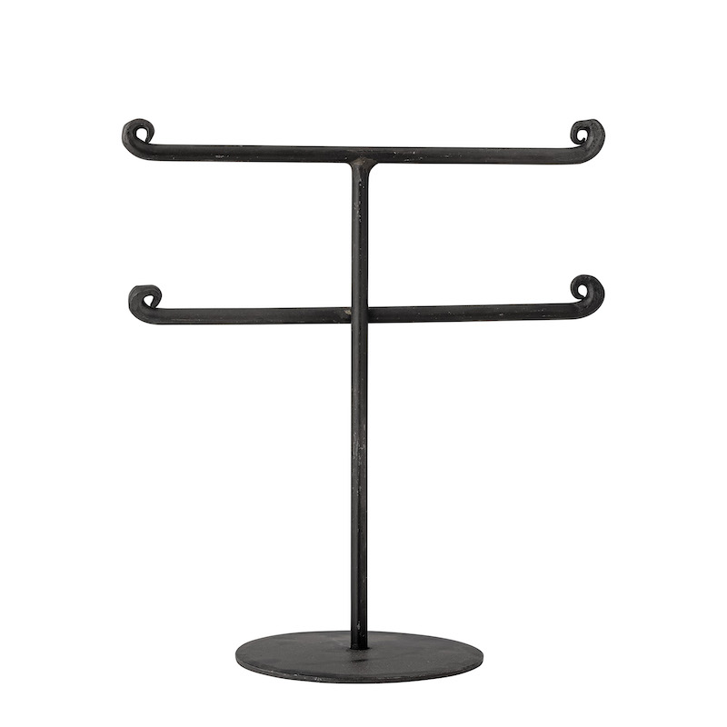 Bloomingville - Didde Jewellery Stand - Black/black - L18 x H19 x W9cm | Iron | Black