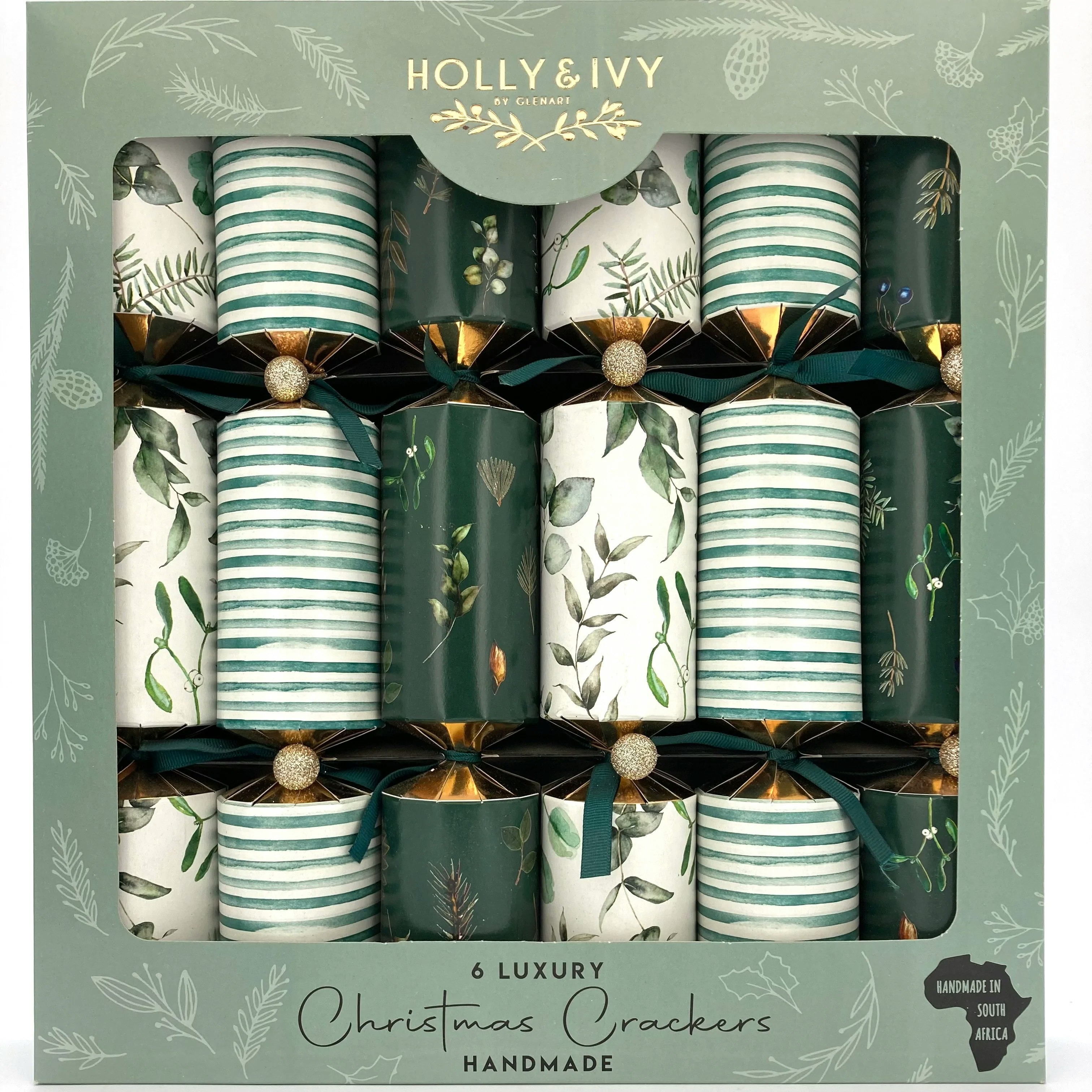 Mistletoe & Merry Luxury Crackers by