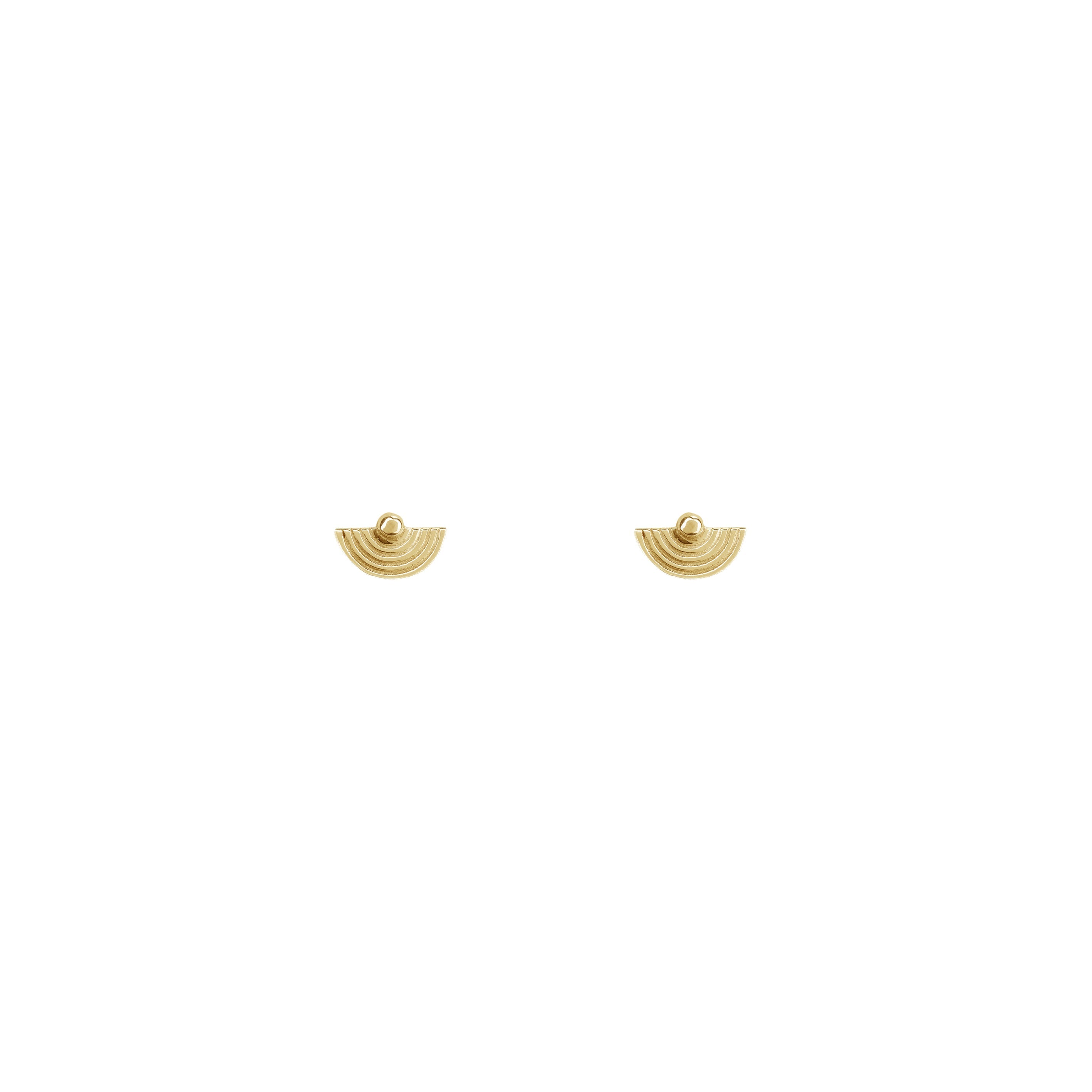 Rachel Entwistle - Orbit Studs Mini 9ct Yellow Gold - 9ct Yellow Gold