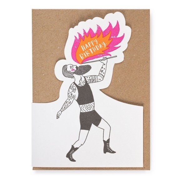 Happy Birthday Fire Breather by Archivist