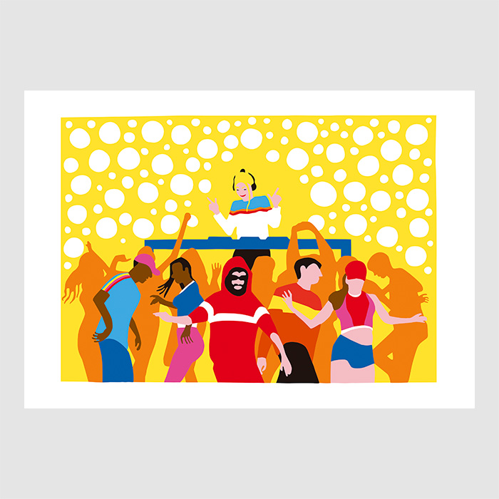 David Yerga - La Dj The Dj Digital Print A3