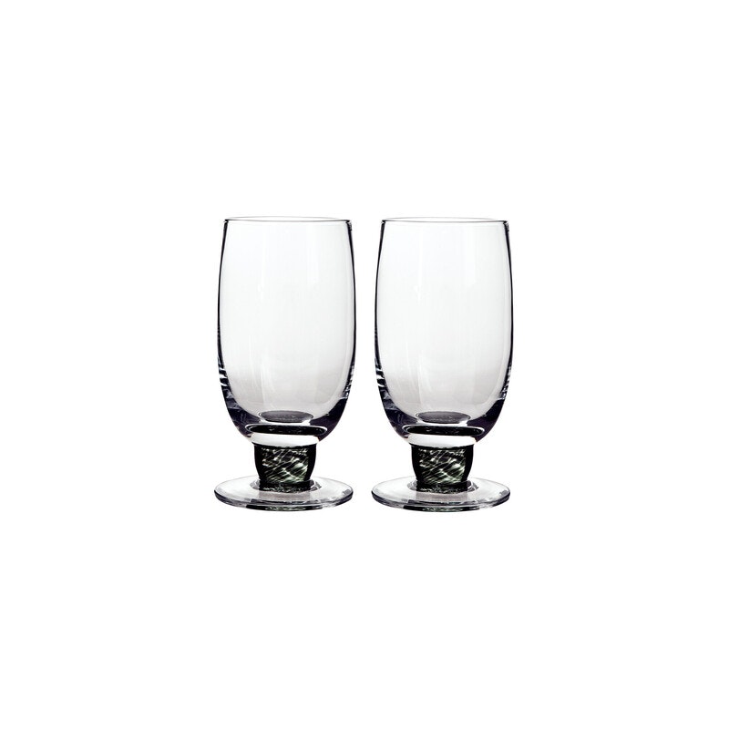 Jet Large Glass Tumbler (Pack Of 2) by Denby