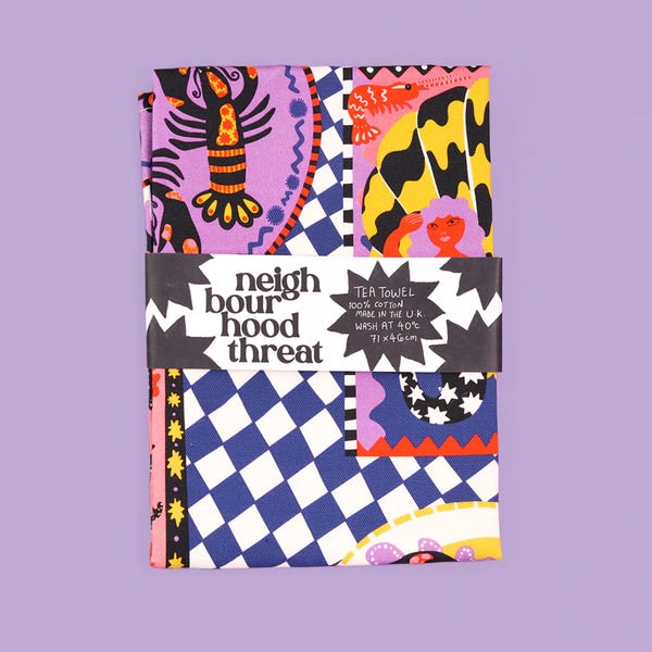 Catch Of The Day Tea Towel by The Neighbourhood Threat