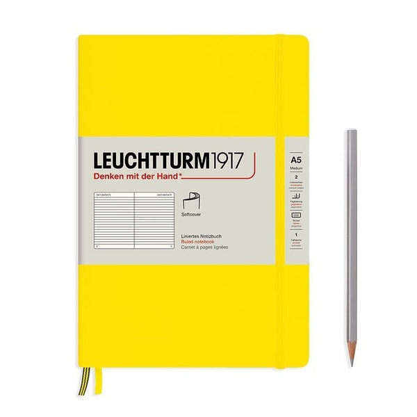 Medium (a5) Softcover Notebook - Lemon by Leuchtturm1917