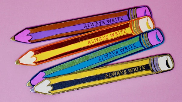 Always Write Bookmark by Ark Colour Design