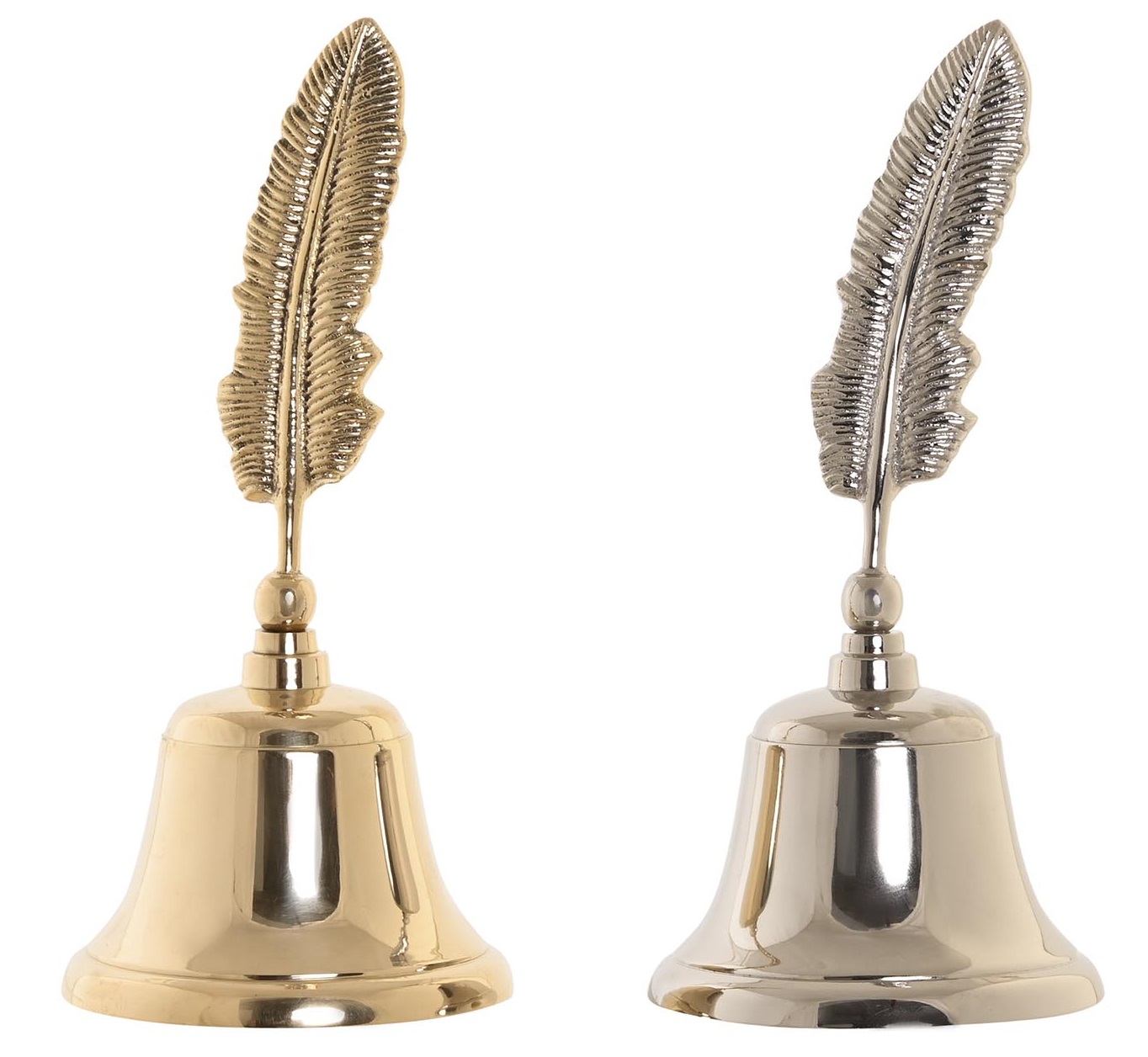 Joca Home Concept - 21cm Feather Bell - Silver/silver - Silver