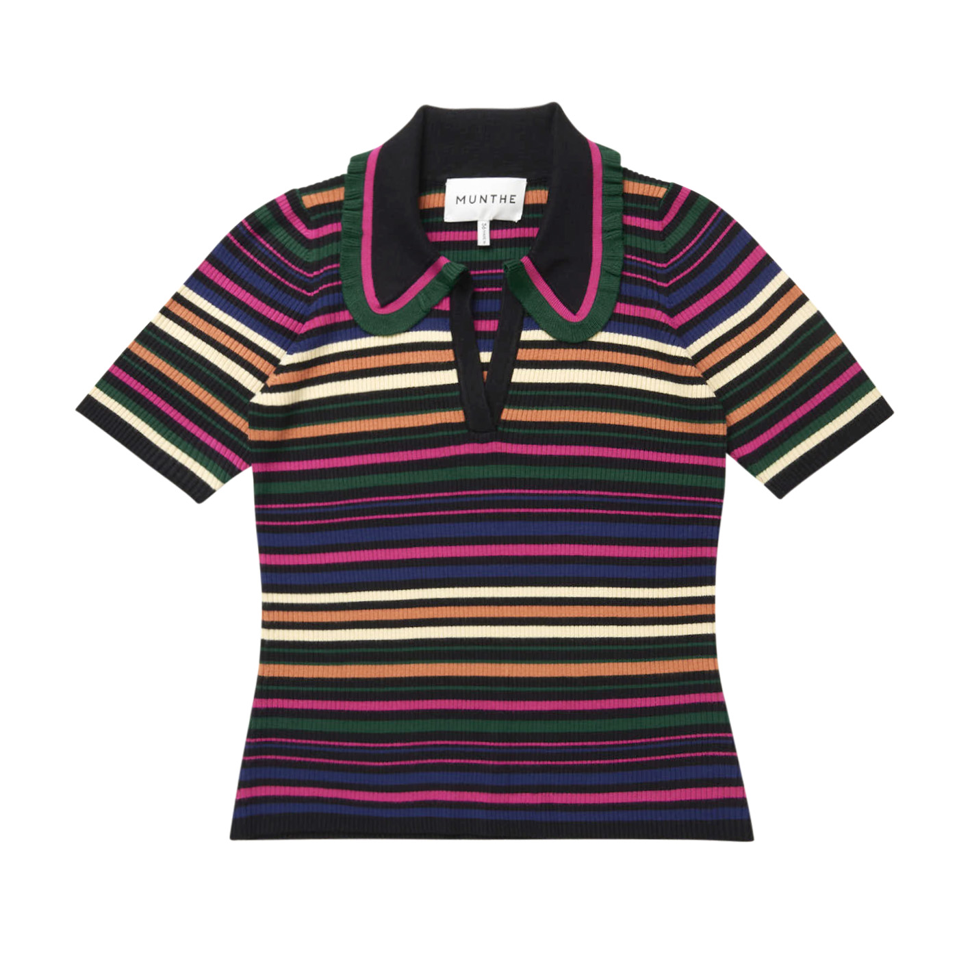 Munthe - Ganima Knit - Black/black - 36 | Black | Viscose / Polyamide