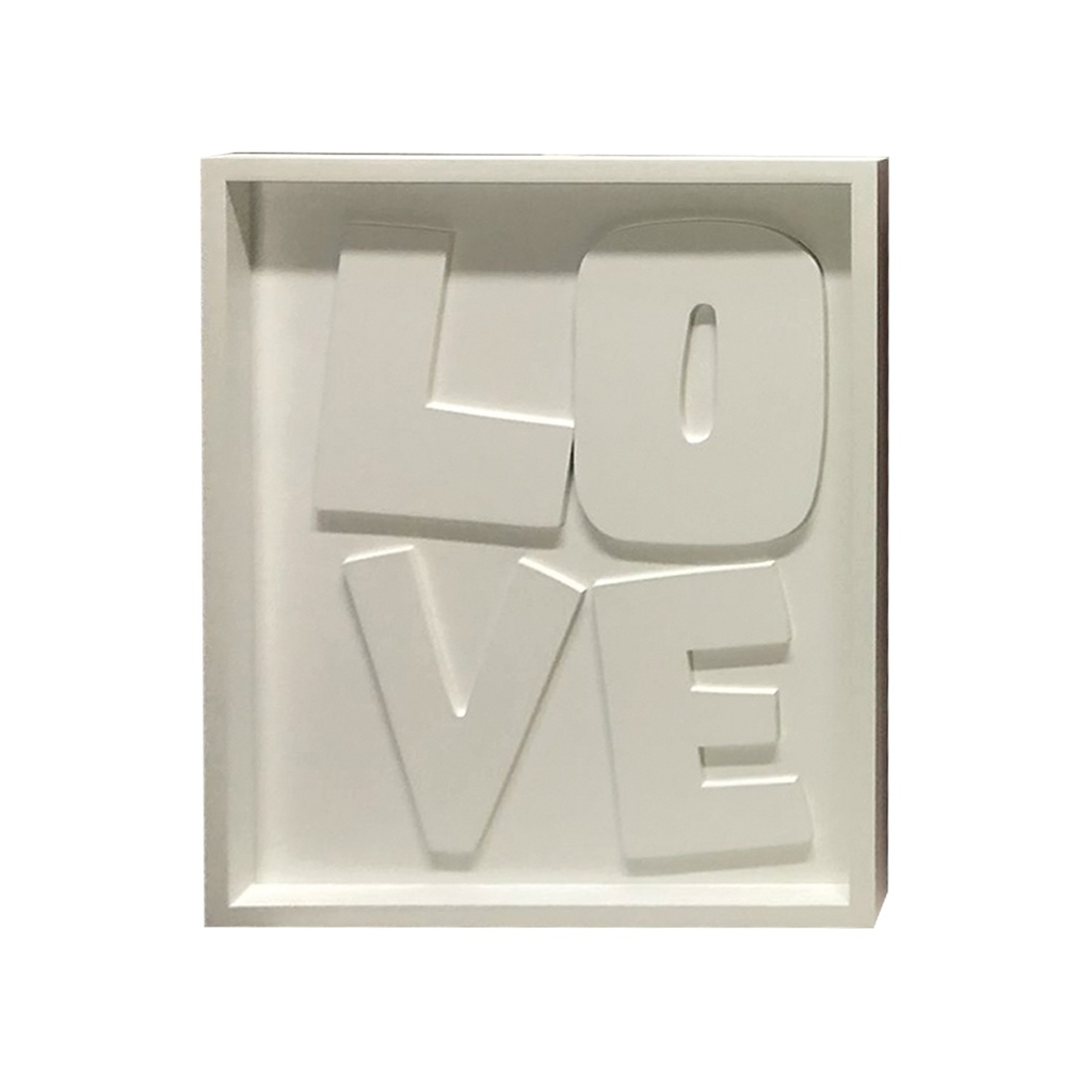 Terra Nomade - Tableau Love Blanc