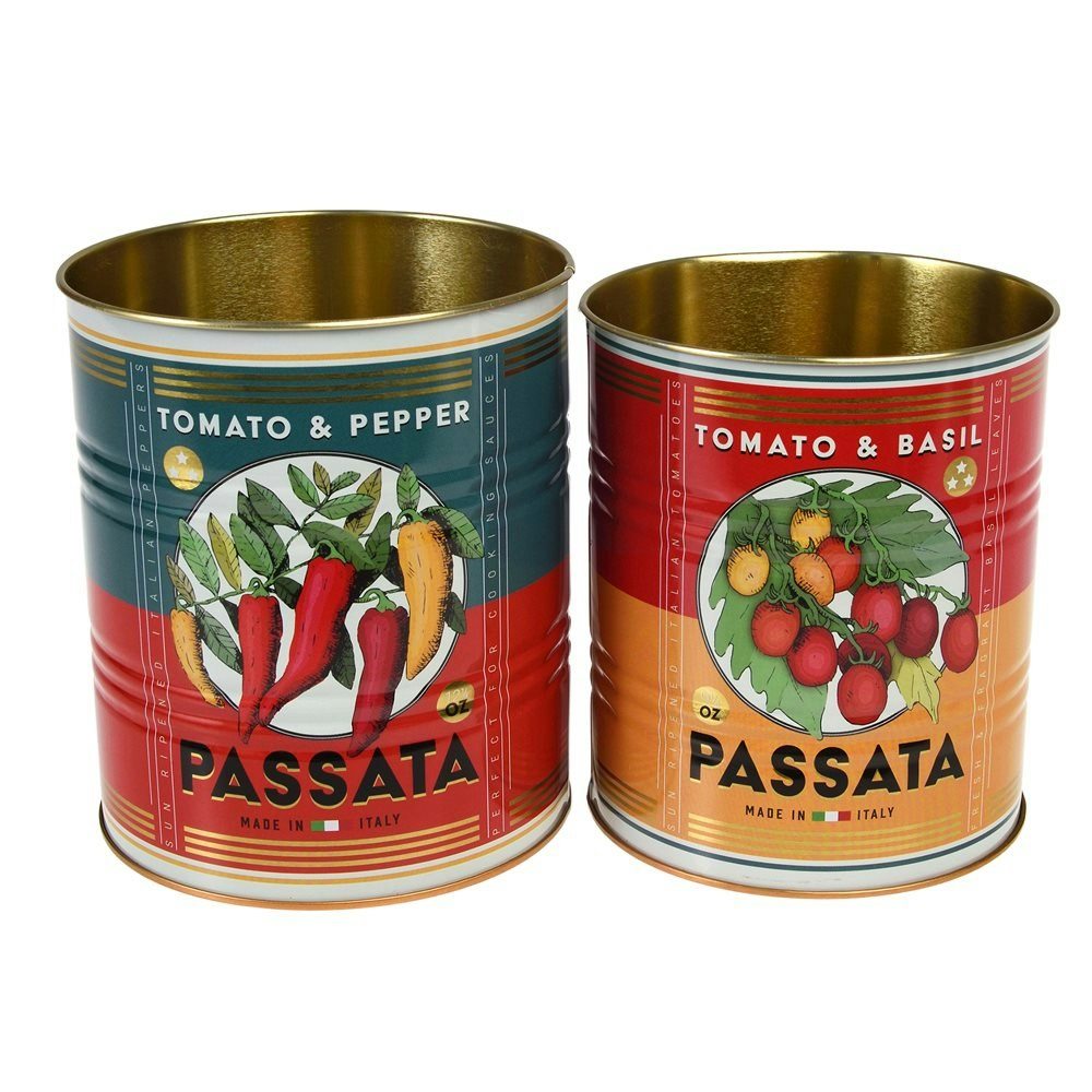 Passata Storage Tins Set of 2 by Rex London