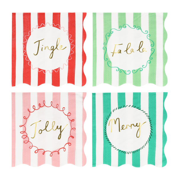 Meri Meri - Striped Napkins L