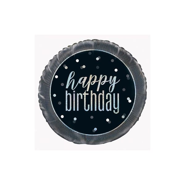 Unique - Ballon Mylar 45cm Happy Birthday