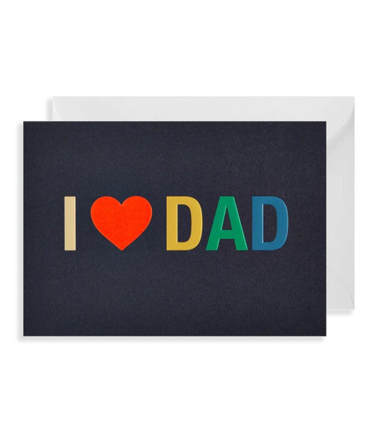 Lagom - Fathers Day Card I Heart Dad