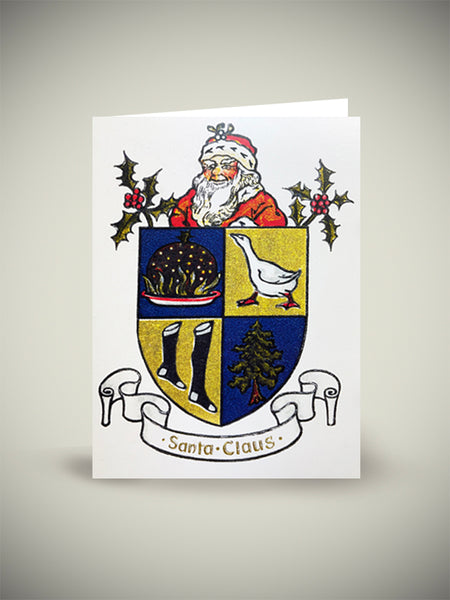 Museums & Galleries - Tarjeta 'Escudo De Armas De Santa Claus' - British Library