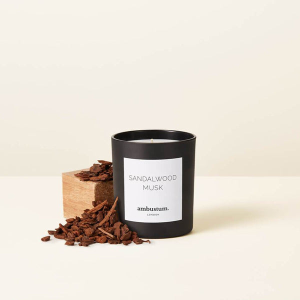 Ambustum - Sandalwood & Musk Hand-poured Candle 170g