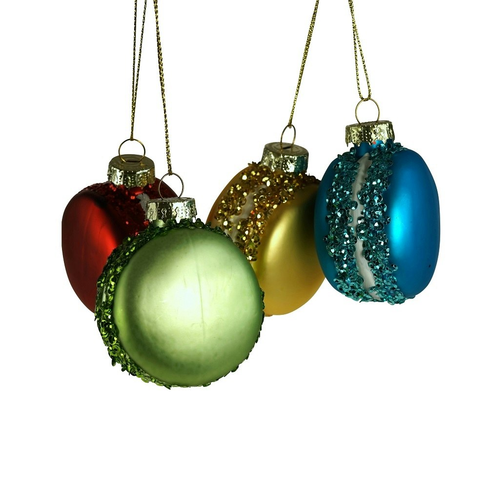 Colourful Macaron Tree Decoration : Red, Green, Yellow or Blue by Werner Voss