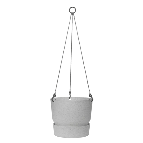 24cm Grey Greenville Hanging Basket by elho