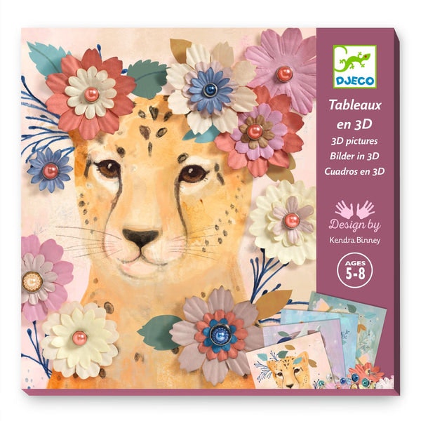 Make Your Own 3d Painting - Animal Flower Crowns by Djeco