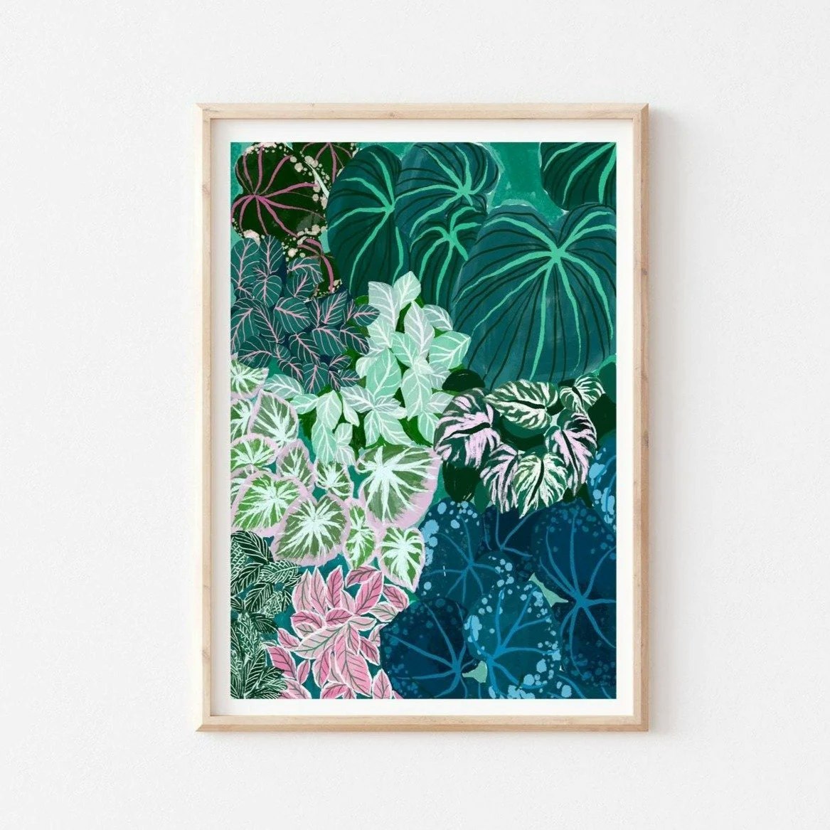 A3 Begonia Print by Alice Landen
