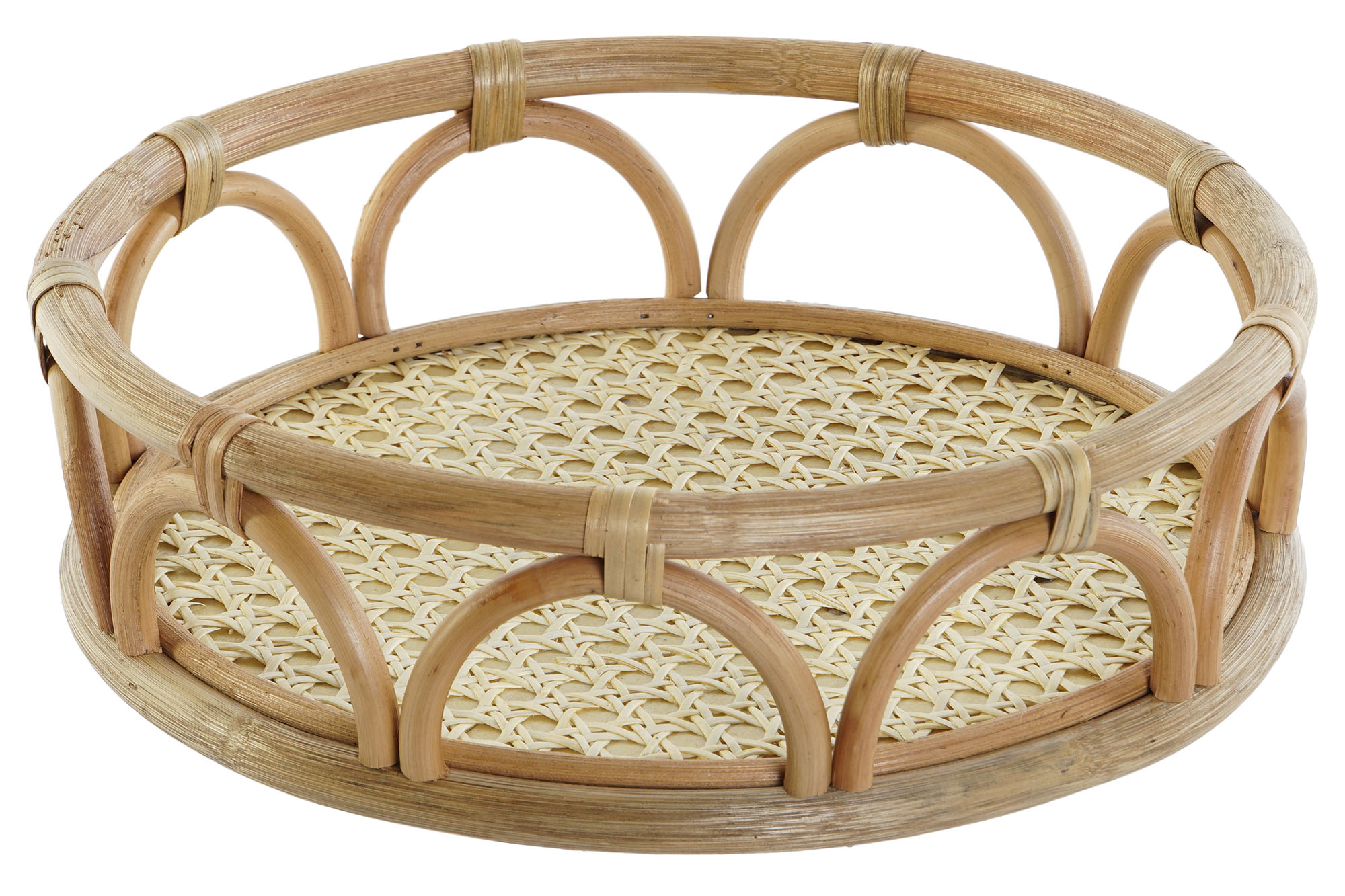 Joca Home Concept - Ø33cm Natural Rattan Tray