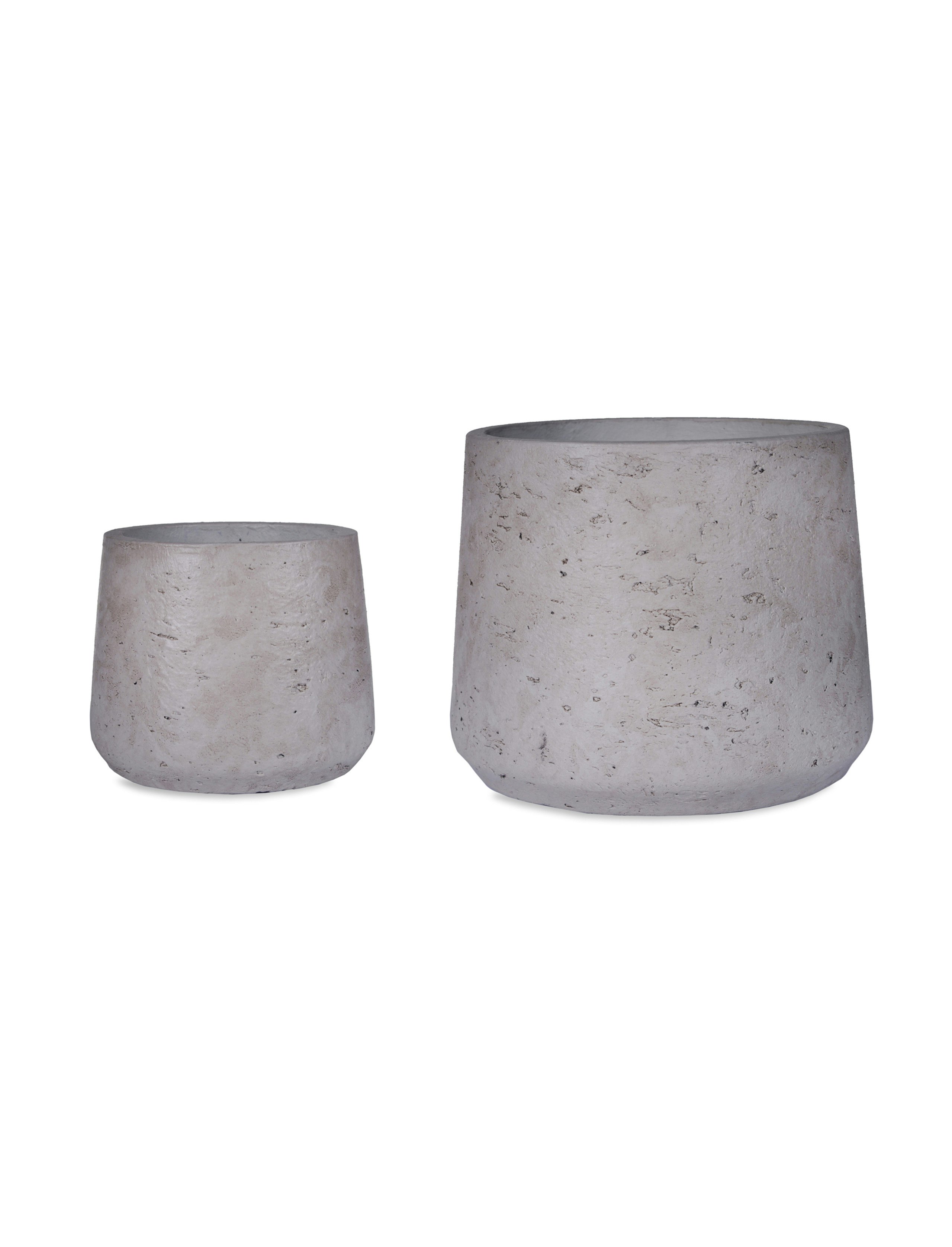 18cm Stone Tapered Stratton Pot by Garden Trading