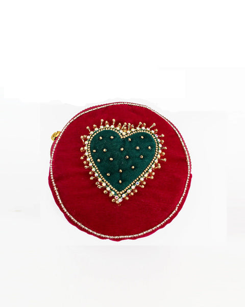 My Doris - Heart Round Purse - Heart (Any Colour Heart)