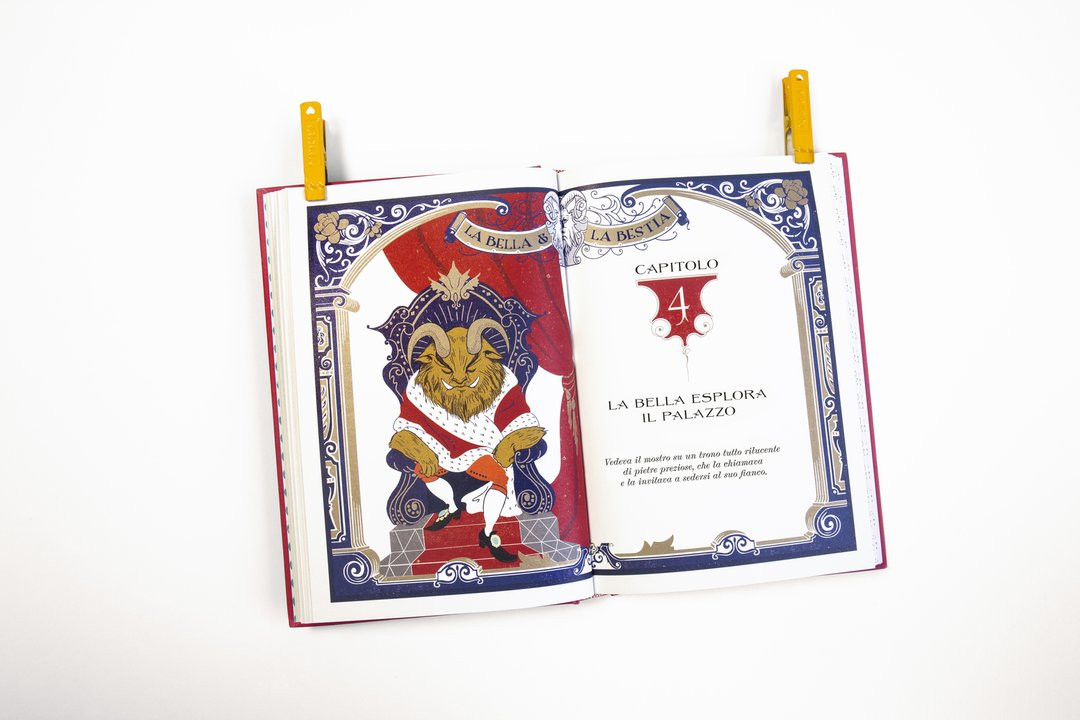 Ippocampo Edizioni - Beauty And The Beast - Illustrated Edition By Minalima. Full Text With Paper Inserts.