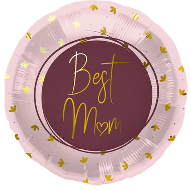 Folat - Foil Balloon Best Mum Pink - 45 Cm