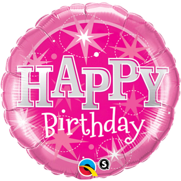 Folat - Pink Balloon Happy Birthday - 46 Cm