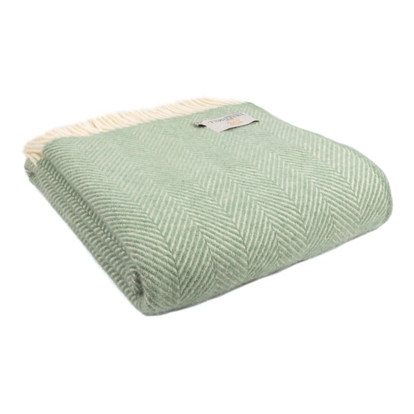 Fishbone Sea Green by Tweedmill